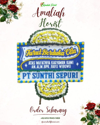 Papan Bunga Duka di Mumbulsari