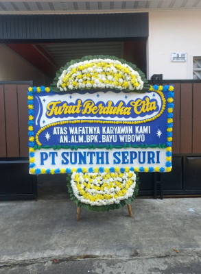 Papan Bunga Duka di Mumbulsari